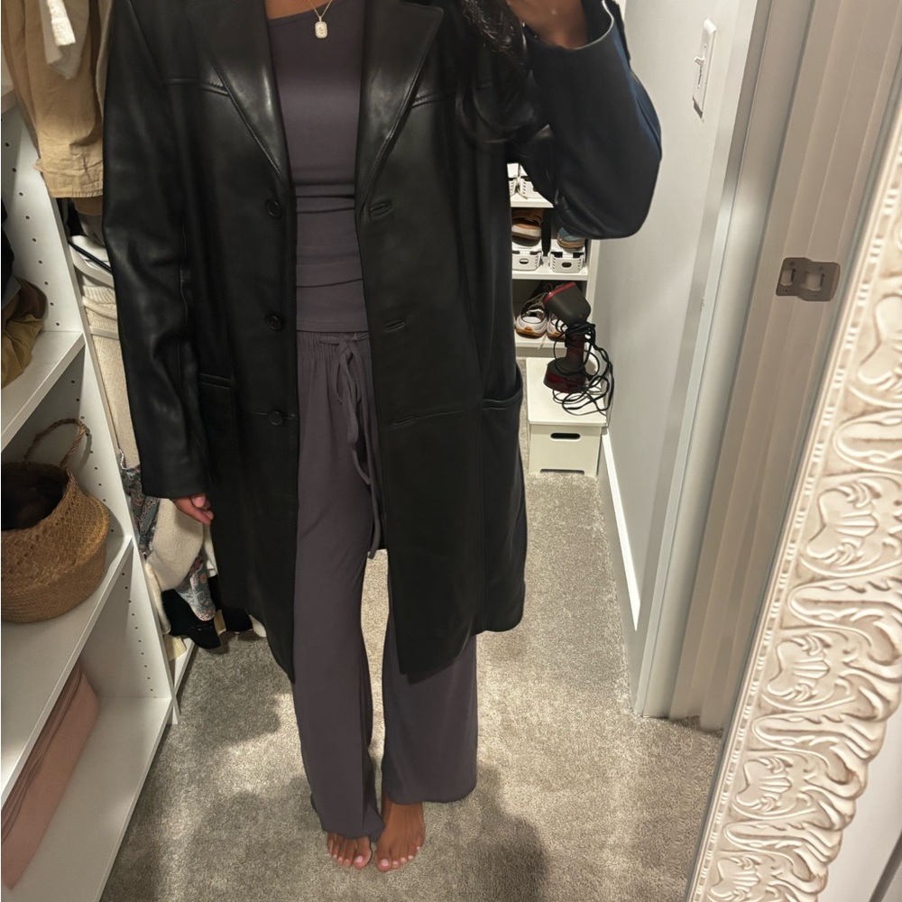 Preston & York Black Leather Jacket